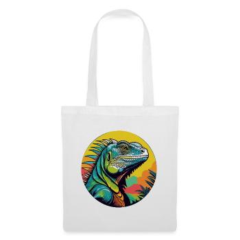 Iguana Art - Tote Bag - white - Front