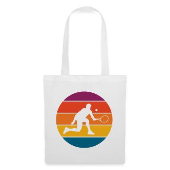 Tennis - Sac en tissu - blanc - Devant