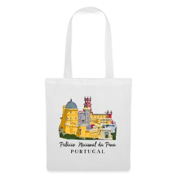 Portugal, Palacio da Pena, Sintra Hand Drawing - Tote Bag - white - Front