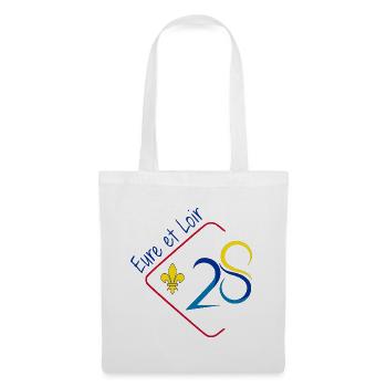 Eure et loir - Sac en tissu - blanc - Devant