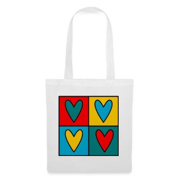 VALENTINE'S DAY. Bachelorette party. I LOVE YOU. I LOVE YOU. LOVE - Tote Bag - white - Front