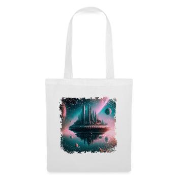floating city in the universe - Tote Bag - white - Front