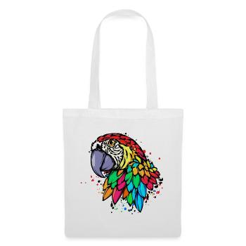 Bird, Parrot, Zoo, Animal, Animal Lover, Pet - Tote Bag - white - Front