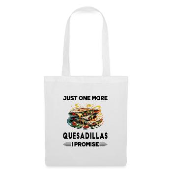 Encore une Quesadillas, c'est promis - Sac en tissu - blanc - Devant