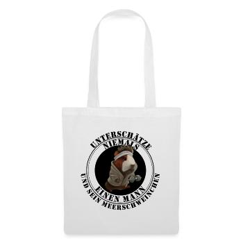 Girls & Guinea Pigs – Funny Saying - Tote Bag - white - Front
