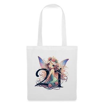 21 Years Fairy Elf Cute Blonde Birthday Gift - Tote Bag - white - Front