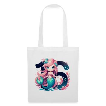 16 ans sirène doux cadeau d’anniversaire - Sac en tissu - blanc - Devant