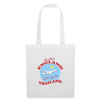 Thailand Travel Farewell Airplane Design - Tote Bag - white - Front