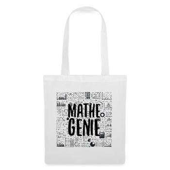 Mathe-Genie Mathematik Genie Mathe Geschenk - Stoffbeutel - Weiß - Vorne