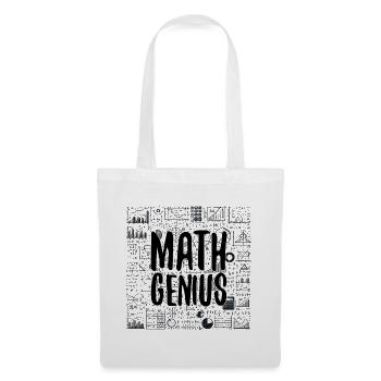 Math Genius Math Genius Math cadeau - Sac en tissu - blanc - Devant