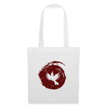 Drôle d’oiseau calopsitte - Sac en tissu - blanc - Devant