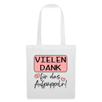 GUTE BESSERUNG - AUFPÄPPELN - Stoffbeutel - Weiß - Vorne
