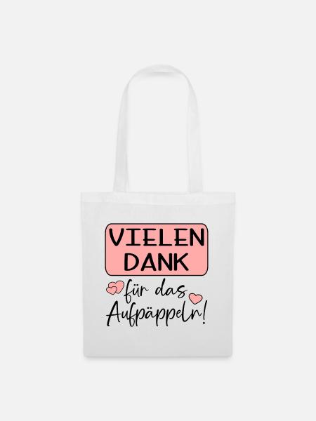 GUTE BESSERUNG - AUFPÄPPELN - Stoffbeutel - Weiß