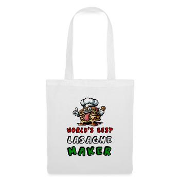 World's best lasagna maker Italia Food - Tote Bag - white - Front