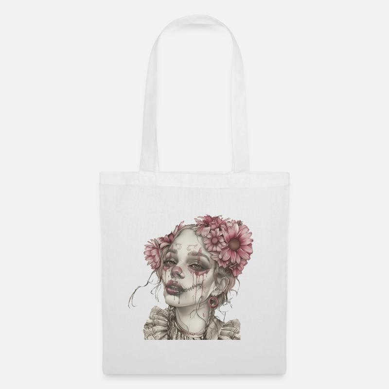 Pink Calavera - Tote Bag - white