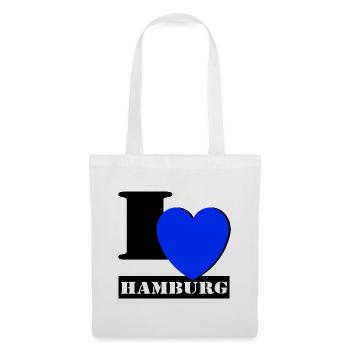 Hamburg , Tradition , Football ,i hard Hamburg (25) - Tote Bag - white - Front