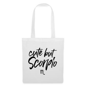 Astro Cute but Scorpio - Stoffbeutel - Weiß - Vorne