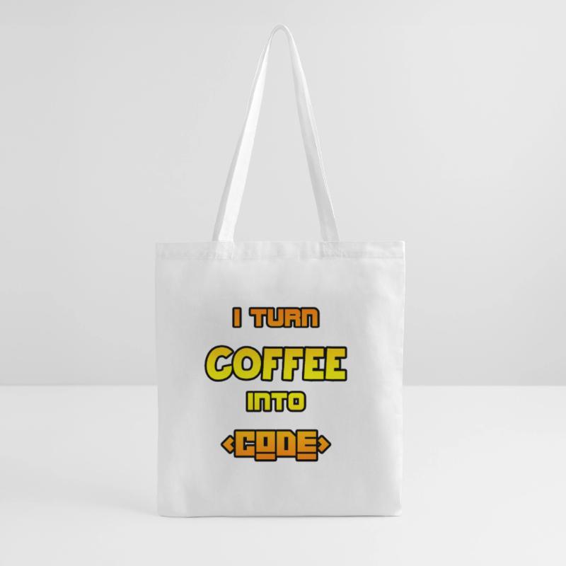 Je transforme le café en code Sac en tissu