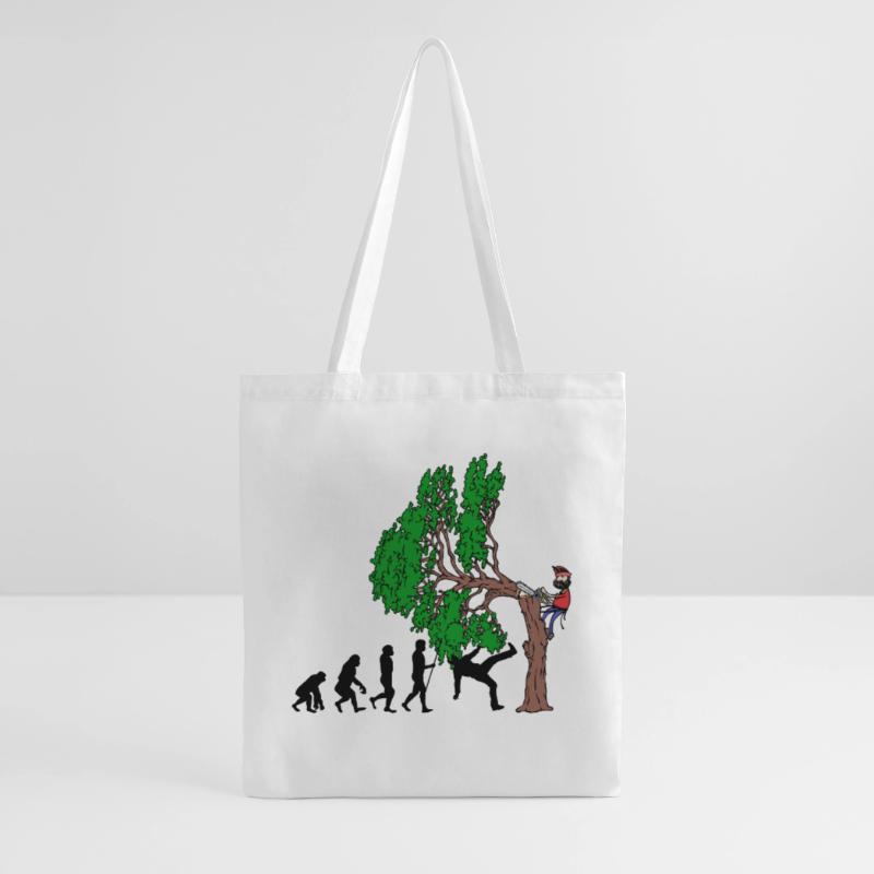 Tree Evolution Bois Bûcheron Forêt de bûcherons Sac en tissu