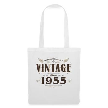 69 Jahre alter Jahrgang 1955 Limitierte Auflage 69. - Stoffbeutel - Weiß - Vorne