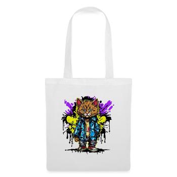 Art, Street Art, Wildstyle, Graffiti, Dessin - Sac en tissu - blanc - Devant