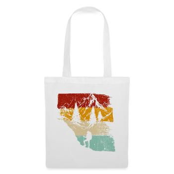Sunset Forest Trek Retro - Tote Bag - white - Front