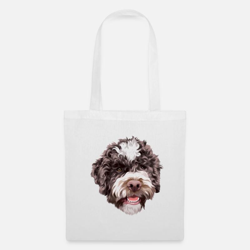 Lagotto Romagnolo - Stoffbeutel - Weiß