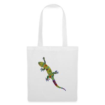 Gecko - Sac en tissu - blanc - Devant