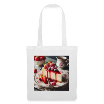 Cheesecake - Sac en tissu - blanc - Devant