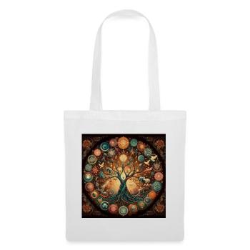 Colorful Tree of Life - Tote Bag - white - Front