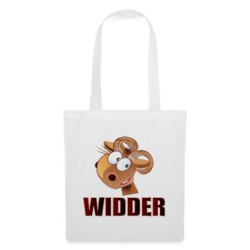 GESCHENKE FÜR WIDDER - GEBURTSTAG MÄRZ APRIL - Stoffbeutel - Weiß - Vorne