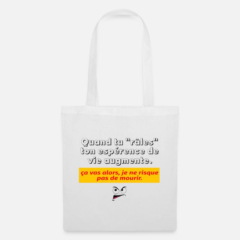 When you grumble - Tote Bag - white