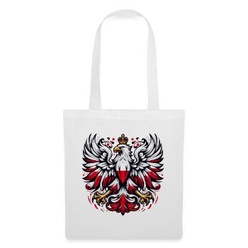 Pologne Polska polonais rouge blanc cadeau - Sac en tissu - blanc - Devant