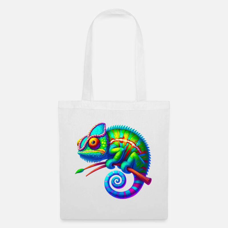 Chameleon - Tote Bag - white