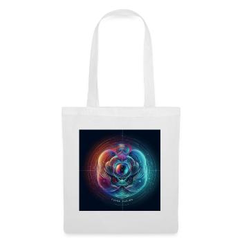 Future Fusion: Holographic & Abstract Gradient - Tote Bag - white - Front
