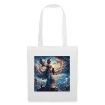 Déesse Athéna - Sac en tissu - blanc - Devant