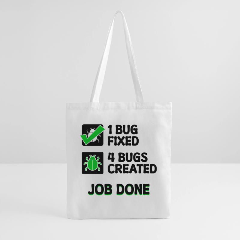 Programmierer Developer Bugfixing Bugs Skripting Stoffbeutel