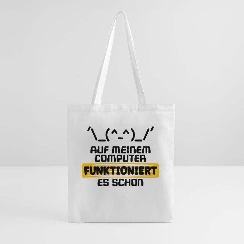 Developer Statement Code Skripting Programmierer Stoffbeutel
