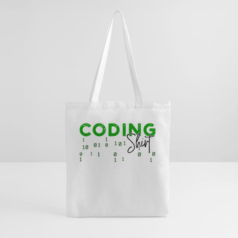 Coden Developer Programmierer Webentwickler Spruch Stoffbeutel