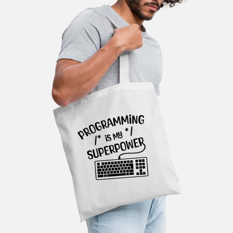 Computer Freak Statement Developer Programmer Tote Bag