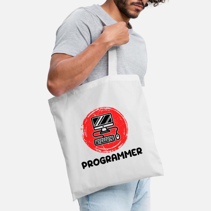Développeur informatique Programmeur Code Scripting Sac en tissu