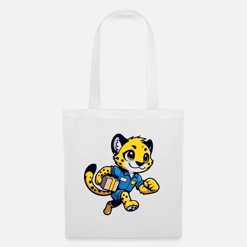 Speedster Cheetah : Le Courrier Rapide - Sac en tissu - blanc