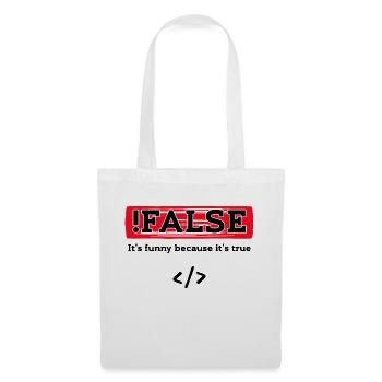 Code Debug Programmeur Développeur Dictons amusants - Sac en tissu - blanc - Devant