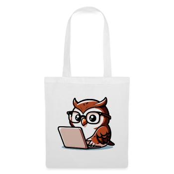 Wise Web Owl: The Knowledge Navigator - Tote Bag - white - Front