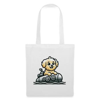 Adventure Pup: The Nautical Explorer - Tote Bag - white - Front