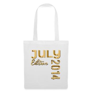 12e anniversaire juillet 2014 - Sac en tissu - blanc - Devant