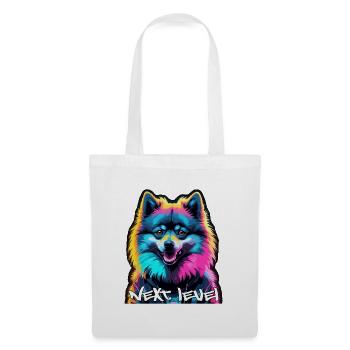 Small Spitz Spitz Next Level Cyber Dog Gift - Tote Bag - white - Front