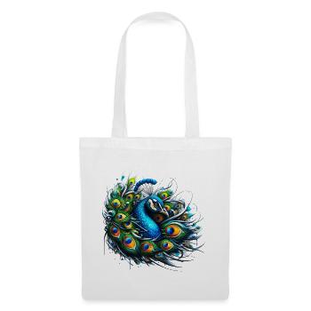 Peacock - Tote Bag - white - Front