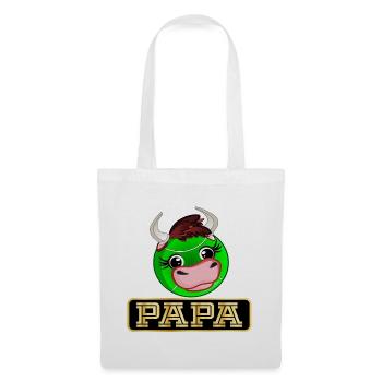 GEBURTSTAG STIER - TENNIS PAPA - Stoffbeutel - Weiß - Vorne