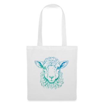 Lamb Portrait - Tote Bag - white - Front